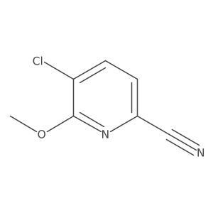 5-Chloro-6-methoxypicolinonitrile Structure