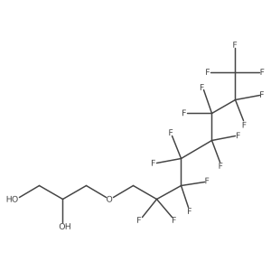 3-[(Perfluoroheptyl)methyloxy]-1,2-propanediol结构式