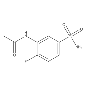 N-(2-fluoro-5-sulfamoylphenyl)acetamide Structure