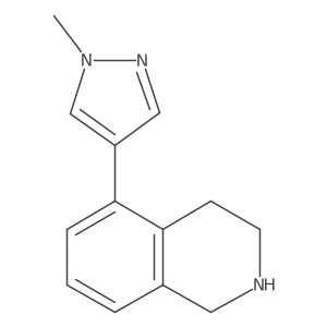 5-(1-Methyl-1H-pyrazol-4-yl)-1,2,3,4-tetrahydroisoquinoline Structure