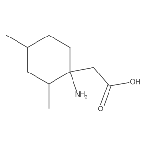 2-(1-Amino-2,4-dimethylcyclohexyl)acetic acid结构式