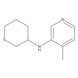 4-methyl-N-(thian-3-yl)pyridin-3-amine Structure