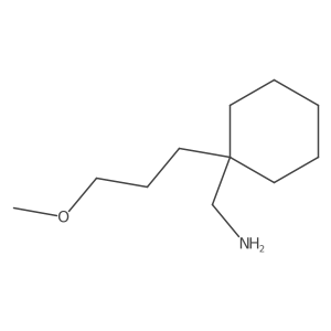 [1-(3-Methoxypropyl)cyclohexyl]methanamine结构式
