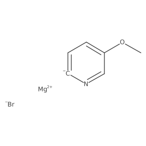 (5-Methoxypyridin-2-yl)magnesium bromide Structure