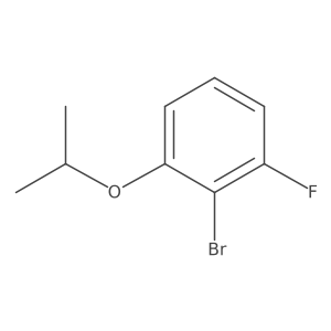 2-Bromo-1-fluoro-3-(propan-2-yloxy)benzene Structure