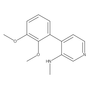 [4-(2,3-Dimethoxy-phenyl)-pyridin-3-yl]-methyl-amine结构式