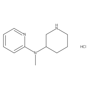 (R)-N-methyl-N-(piperidin-3-yl)pyridin-2-amine hydrochloride结构式