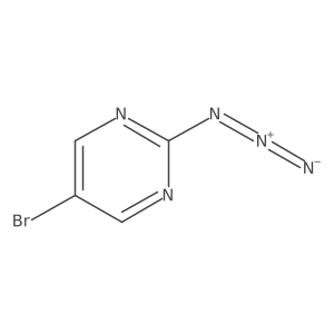2-Azido-5-bromopyrimidine Structure