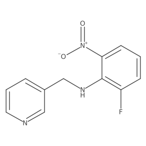 N-(2-Fluoro-6-nitrophenyl)-3-pyridinemethanamine结构式