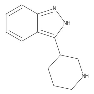3-(piperidin-3-yl)-1H-indazole Structure