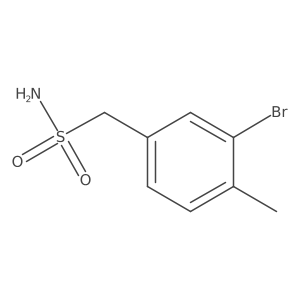 (3-Bromo-4-methylphenyl)methanesulfonamide结构式