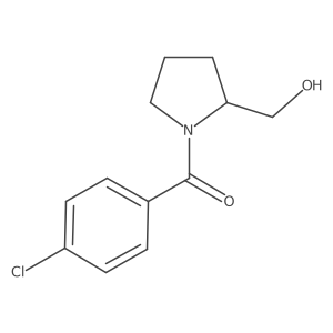(4-chlorophenyl)-[(2R)-2-(hydroxymethyl)pyrrolidin-1-yl]methanone Structure