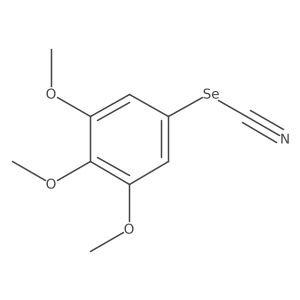 1,2,3-Trimethoxy-5-selenocyanatobenzene Structure