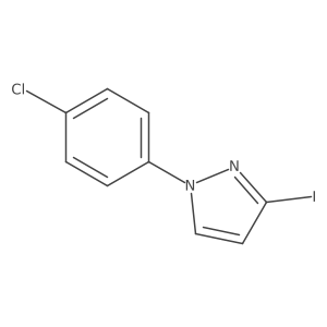 1-(4-Chlorophenyl)-3-iodo-1H-pyrazole结构式