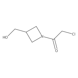 2-Chloro-1-(3-(hydroxymethyl)azetidin-1-yl)ethan-1-one Structure