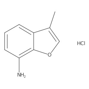 3-Methyl-1-benzofuran-7-aminehydrochloride Structure