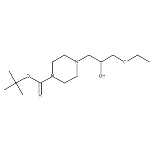 Tert-butyl 4-(3-ethoxy-2-hydroxypropyl)piperazine-1-carboxylate Structure