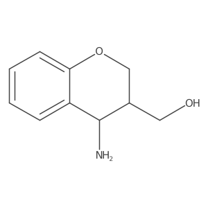 4beta-Amino-3,4-dihydro-2H-1-benzopyran-3beta-methanol结构式