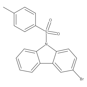 3-Bromo-9-tosyl-9H-carbazole结构式