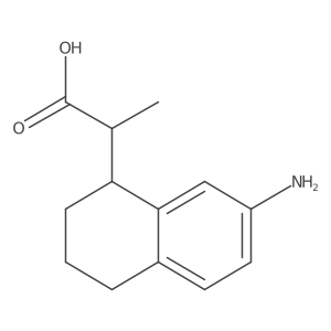 1-Naphthaleneacetic acid, 7-amino-1,2,3,4-tetrahydro-I+/--methyl- Structure
