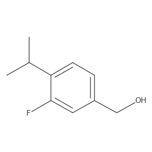 (3-Fluoro-4-isopropylphenyl)methanol结构式