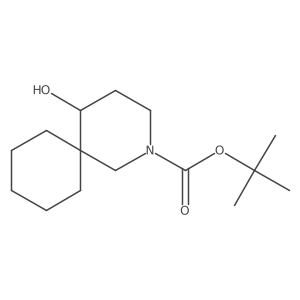 tert-Butyl 5-hydroxy-2-azaspiro[5.5]undecane-2-carboxylate Structure