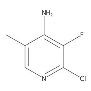 2-Chloro-3-fluoro-5-methylpyridin-4-amine Structure