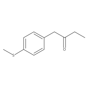 1-[4-(Methylsulfanyl)phenyl]butan-2-one结构式