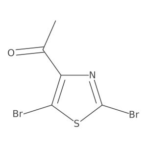 1-(Dibromo-1,3-thiazol-4-yl)ethan-1-one Structure