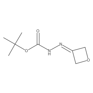 N'-(oxetan-3-ylidene)(tert-butoxy)carbohydrazide Structure