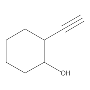 (1R,2R)-2-ethynylcyclohexan-1-ol结构式