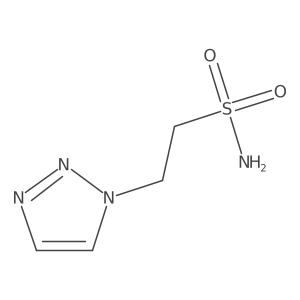 2-(Triazol-1-yl)ethanesulfonamide结构式