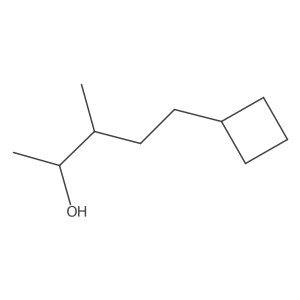 5-Cyclobutyl-3-methylpentan-2-ol Structure