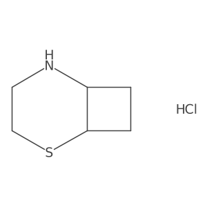 2-Thia-5-azabicyclo[4.2.0]octane hydrochloride结构式