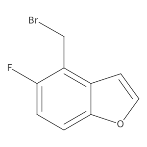 4-Bromomethyl-5-fluorobenzofuran Structure