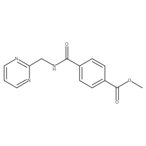 Methyl 4-((pyrimidin-2-ylmethyl)carbamoyl)benzoate Structure