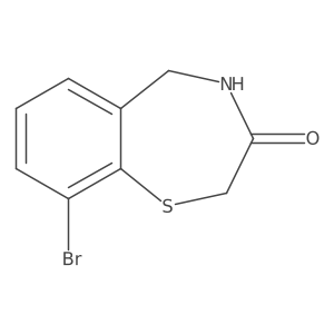 9-Bromo-4,5-dihydrobenzo[F][1,4]thiazepin-3(2H)-one Structure