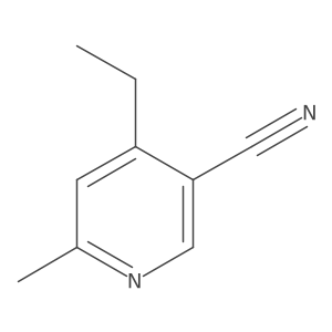 4-Ethyl-6-methyl-3-pyridinecarbonitrile Structure