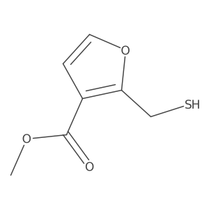 Methyl 2-(sulfanylmethyl)furan-3-carboxylate结构式