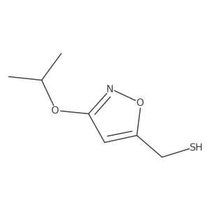 [3-(Propan-2-yloxy)-1,2-oxazol-5-yl]methanethiol结构式