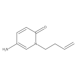 5-Amino-1-(but-3-en-1-yl)-1,2-dihydropyridin-2-one结构式