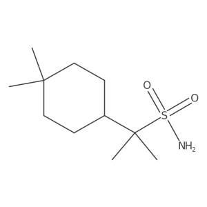 2-(4,4-Dimethylcyclohexyl)propane-2-sulfonamide Structure