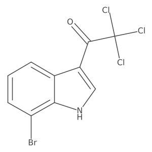1-(7-Bromo-3-indolyl)-2,2,2-trichloroethanone Structure
