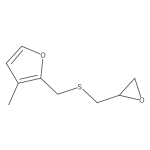 3-methyl-2-[({[(2S)-oxiran-2-yl]methyl}sulfanyl)methyl]furan Structure