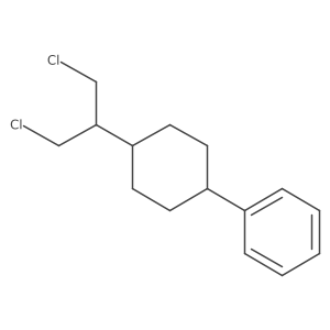 [4-(1,3-Dichloropropan-2-yl)cyclohexyl]benzene Structure