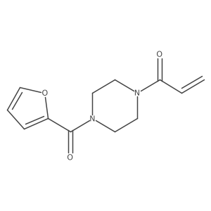 1-(4-(Furan-2-carbonyl)piperazin-1-yl)prop-2-en-1-one结构式