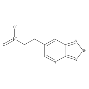 6-(2-nitroethyl)-3H-[1,2,3]triazolo[4,5-b]pyridine Structure