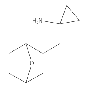 1-({7-Oxabicyclo[2.2.1]heptan-2-yl}methyl)cyclopropan-1-amine Structure