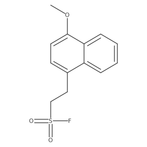2-(4-Methoxynaphthalen-1-yl)ethane-1-sulfonyl fluoride结构式