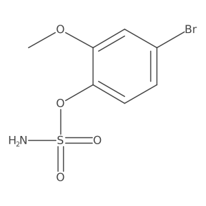 4-Bromo-2-methoxyphenyl sulfamate Structure